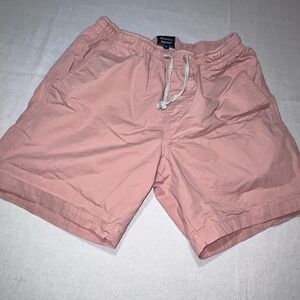 MASSIVE APPAREL Shorts MEN'S Medium Mauve Pink 6" Drawstring Elastic Waistband